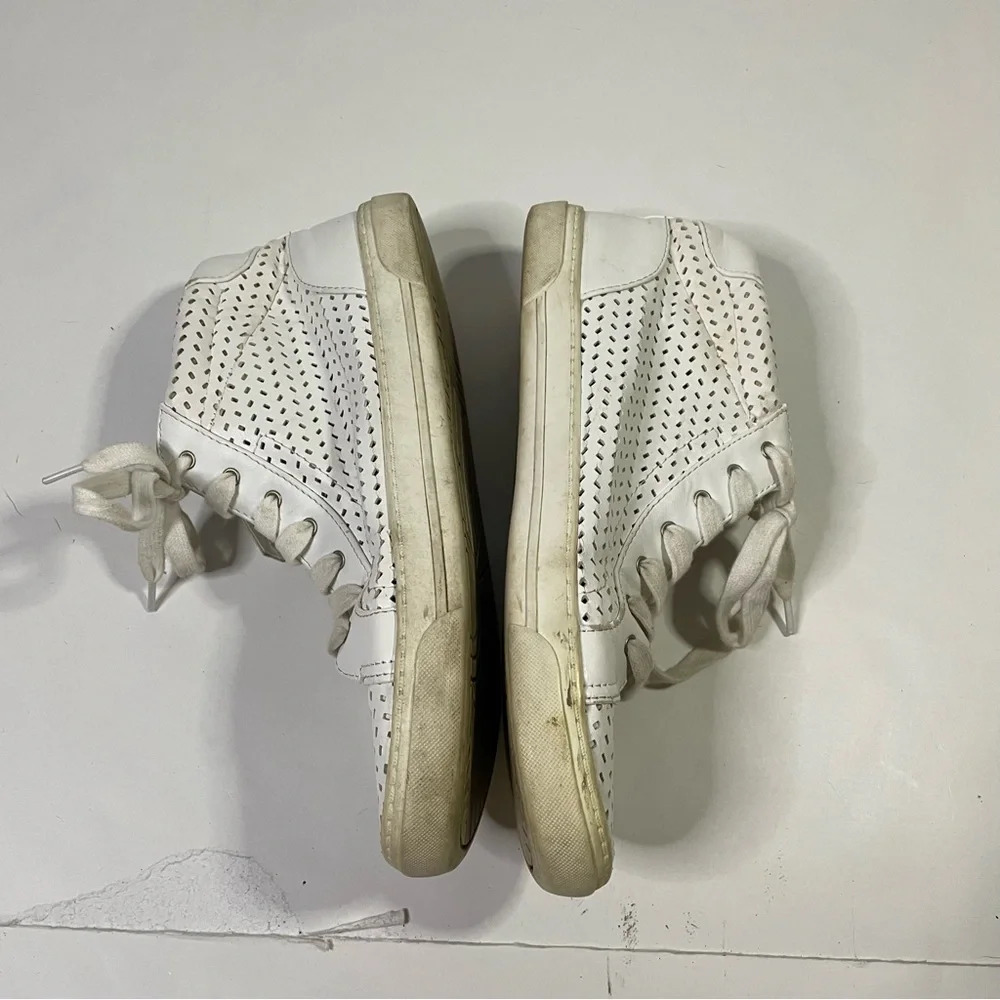 DV by Dolce Vita Target Streetwear White High Top Sneaker Shoes Size 9 - Picture 4 of 8